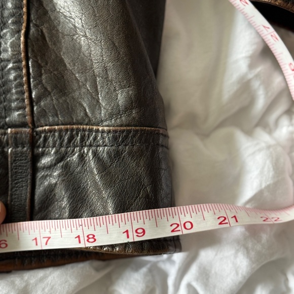 Black Rivet Leather Jacket - Picture 8 of 9